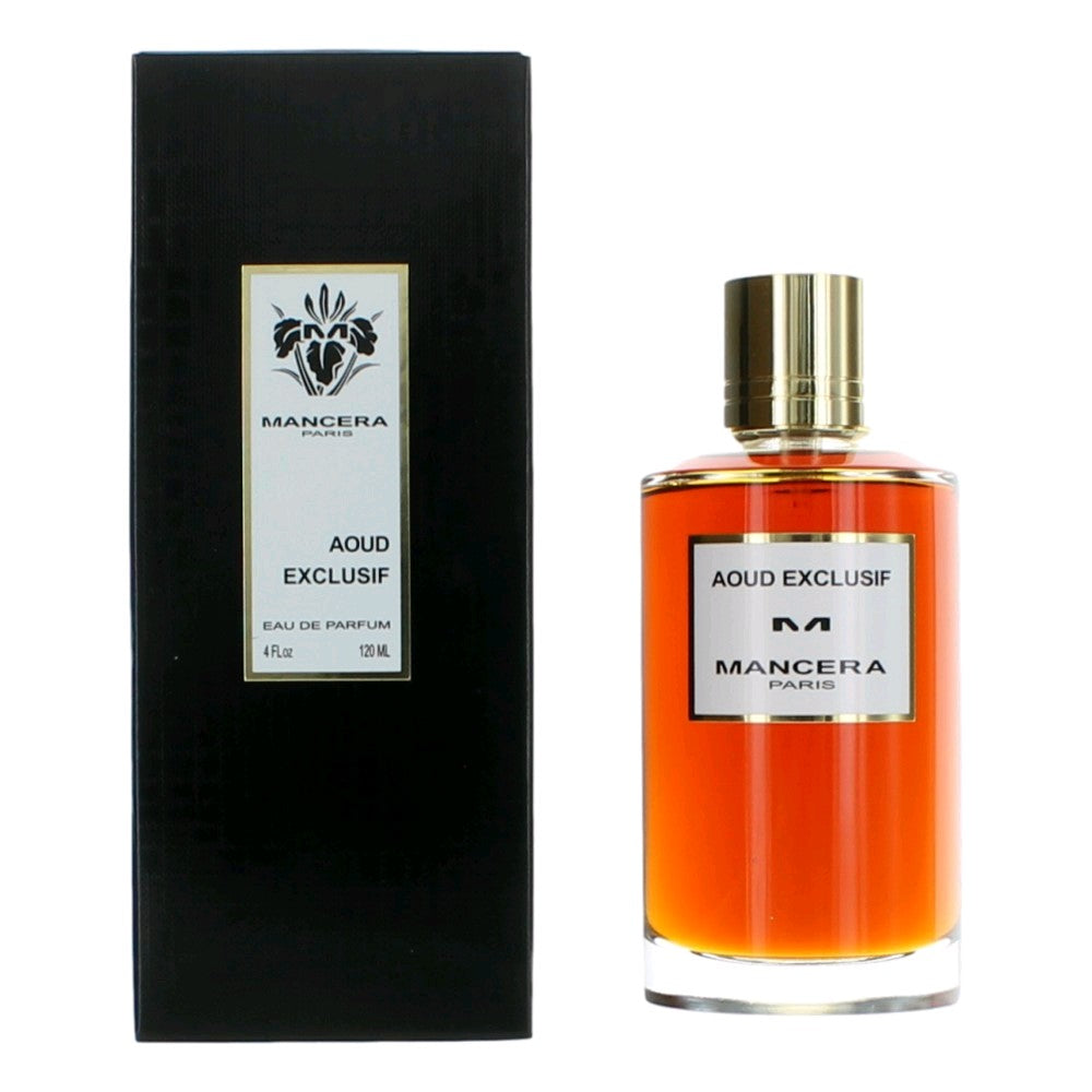 Bottle of Mancera Aoud Exclusif by Mancera, 4 oz Eau De Parfum Spray for Unisex